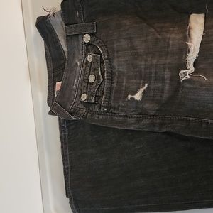 Men's True Religion jeans Black size 38/34 great condition